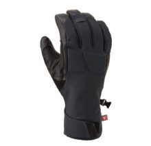 Тонкие перчатки Rab Fulcrum GTX черные для активного отдыха, походов, альпинизма и путешествий — экипировка для активной жизни, обувь и одежда для туризма