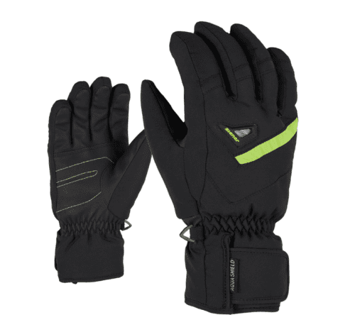 Перчатки Ziener Gary lime green/black