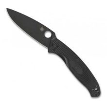 Круглая миниатюра ножа Spyderco Resilience Tout Noir для активного отдыха, походов, туризма и спортивной экипировки для онлайн-магазина спортивной экипировки, обуви и одежды