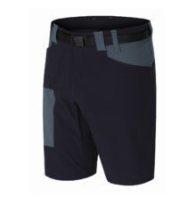 Тенденционные спортивные шорты Hannah Verne Mns для активного отдыха, походов и путешествий на темно-сером фоне для интернет-магазина active life одежды и обуви