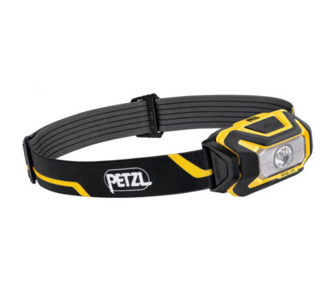 Lanternă frontală Petzl Aria 1R black/yellow