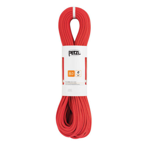 Веревка динамическая Petzl Rumba 8 mm x 50 m red