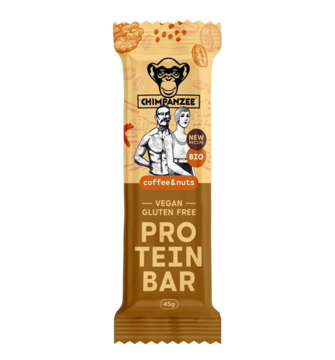 Baton proteic Chimpanzee Protein Bar Coffee and Nuts