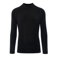 Термофутболка Thermowave Merino Arctic LS Mns черная для активного отдыха, путешествий и горных походов; товары для активной жизни, одежды и обуви для альпинизма и туризма