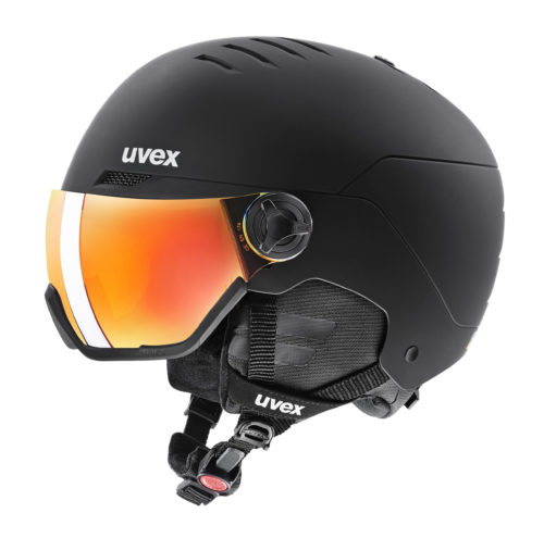 Горнолыжный шлем Uvex Wanted visor black matt