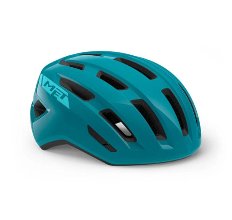 Велосипедный шлем Met Miles Ce teal glossy