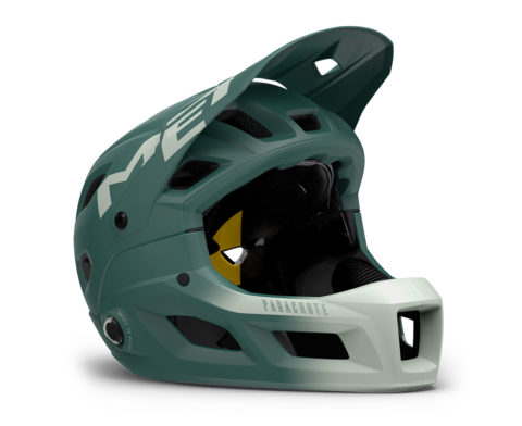 Велосипедный шлем Met Parachute MCR Mips Ce seaweed gray mat