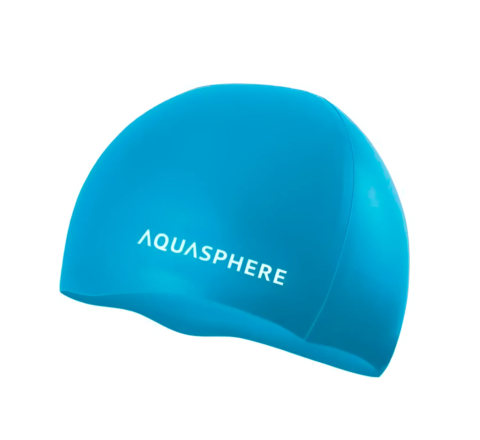Шапочка для плавания Aqua Sphere Plain Cap Blue White