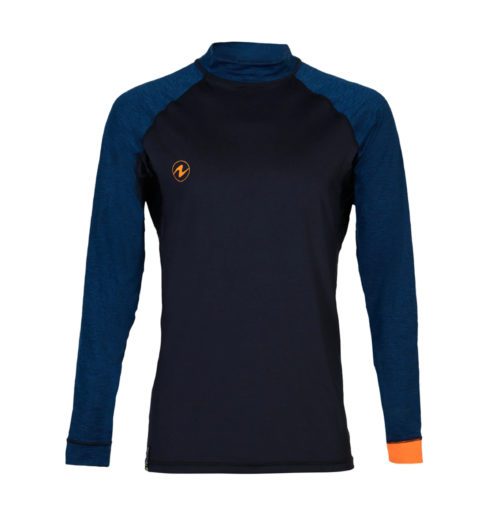 Футболка Aqualung Rashguard SF LS Wmn black/blue