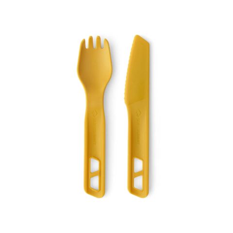 Set de tacâmuri Sea To Summit Passage Cutlery 2 pcs yellow