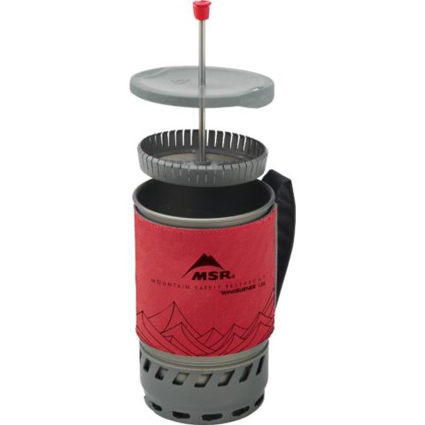 Горелка MSR WindBurner 1 l Sys red + Coffee PressWindBurner 1 l