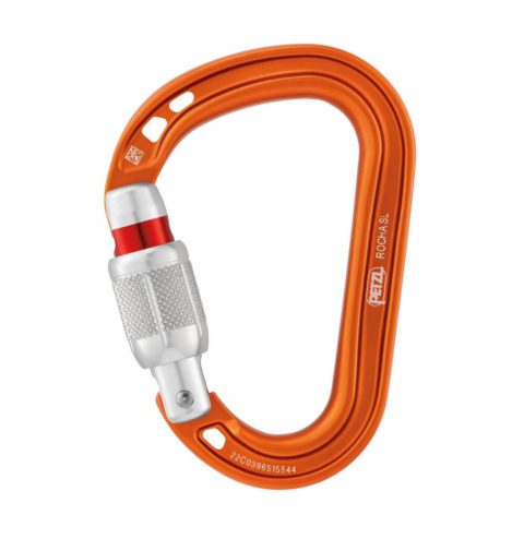 Карабин Petzl Rocha Screw Lock orange