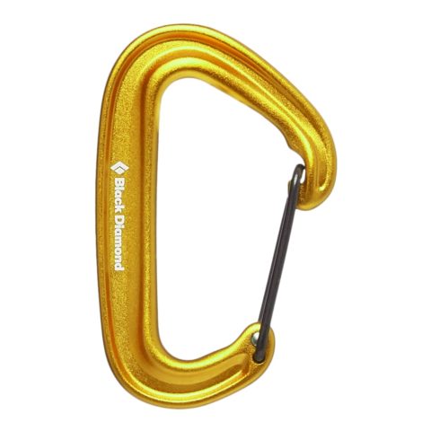 Карабин Black Diamond MiniWire yellow