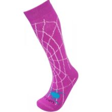 Специальные носки для активной жизни, идеальные для походов и путешествий, в ярком фуксия с изображением паучка.