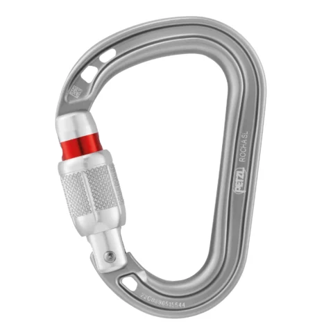 Карабин Petzl Rocha Screw Lock gray