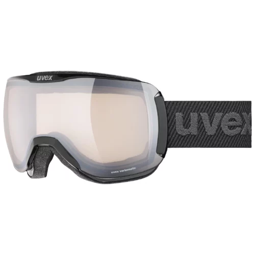 Горнолыжная маска Uvex Downhill 2100 V black dl/silver-cle