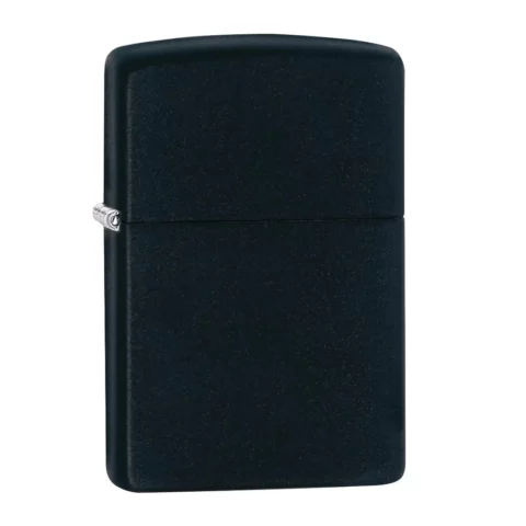 Зажигалка Zippo Reg Black Matte Lighter (218)