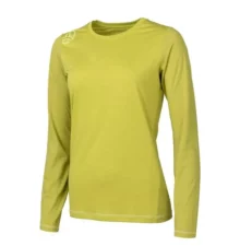 Женская футбольная футболка Ternua Krodina Tee LS Wmn в насыщенном цитрусовом цвете для активного отдыха и походов на сайте интернет-магазина товаров для активной жизни, одежды и обуви для хайкинга, альпинизма и путешествий