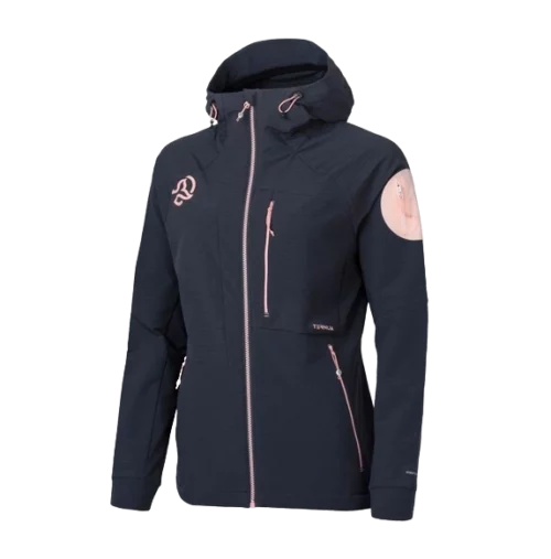 Батник Ternua Torsen Hard Hood Wmn whales grey