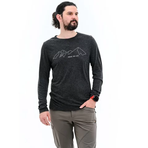 Футболка Turbat Cozy Logo 2 LS Mns caviar