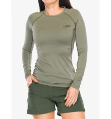 Термофутболка Turbat Hike Lite LS для женщин на сайте магазина активной жизни, подходящая для походов, путешествий, занятий спортом, носки в горах и туризме