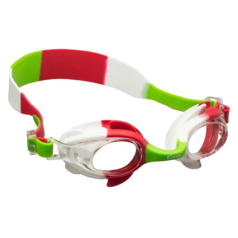 Очки для плавания Cressi-Sub Seahorse Kid green white red