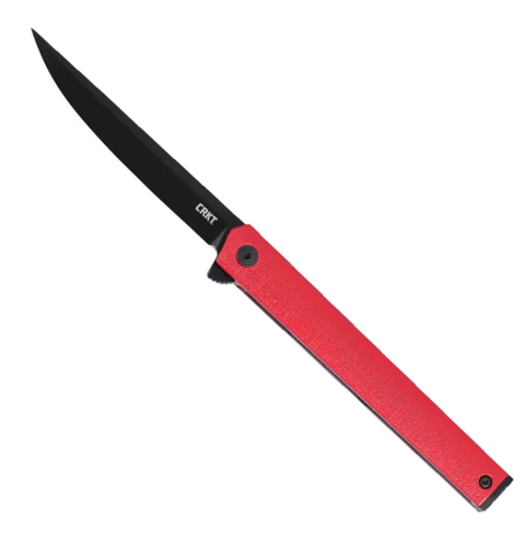 Нож CRKT Ceo Flipper Red W/Black Blade
