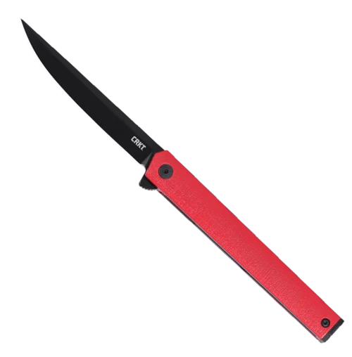 Нож CRKT Ceo Flipper Red W/Black Blade