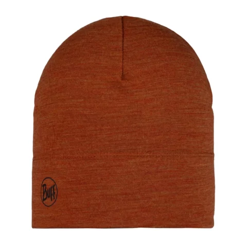 Мериносовая шапка Buff Beanie Melange Cinnamone
