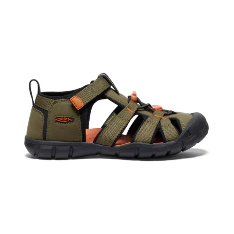 Сандалии Keen Seacamp II CNX Y dark olive/gold flame