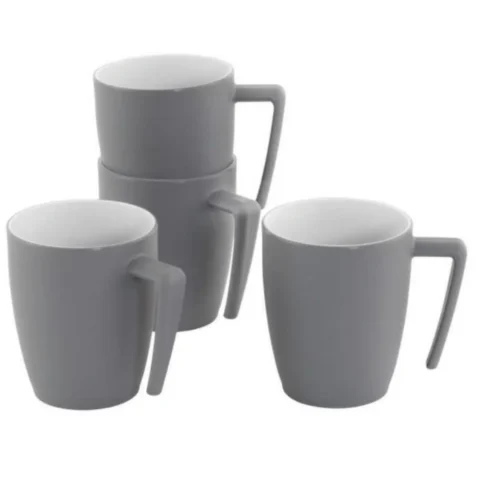 Set de сăni Outwell Gala 4 Person Cup Grey Mist