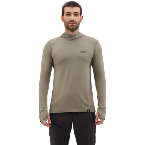 Термофутболка Turbat Hike Lite LS Hood Mns glacier gray