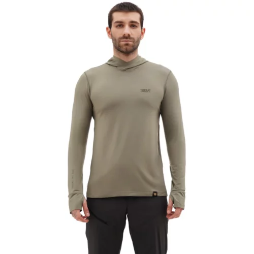 Термофутболка Turbat Hike Lite LS Hood Mns glacier gray