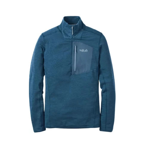 Флисовая куртка Rab Ascendor Light Pull-On Mns tempest blue