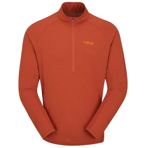 Термофутболка Rab Sonic LS Zip Mns red clay