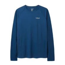 Термофутболка Rab Sonic Tee Mns tempest blue для активного отдыха, туристической одежды, походов, альпинизма и путешествий в интернет-магазине активной жизни