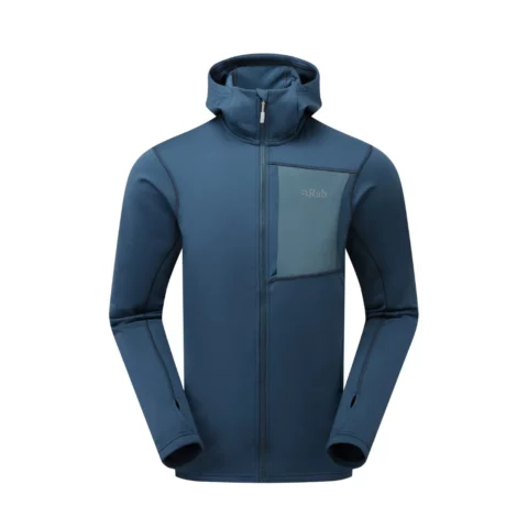 Флисовая куртка Rab Superflux Hoody Mns tempest blue