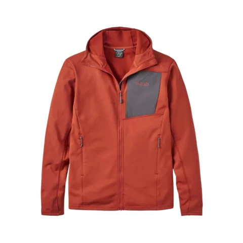 Флисовая куртка Rab Superflux Hoody Mns tuscan red