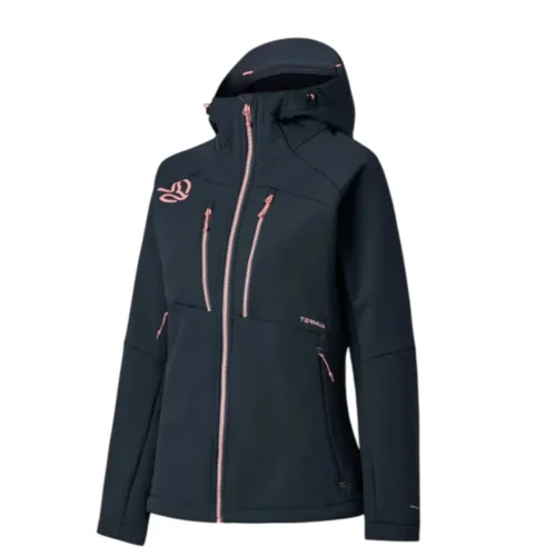 Geacă Ternua Lokkta Hard Hood Wmn whales grey/fresh dubarry