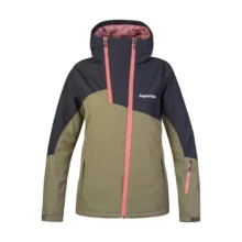 Тёмно-оливковая женская куртка Hannah Maky для активного отдыха, туристические вещи, походы, путешествия, спортивная одежда для пешего туризма и альпинизма