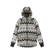 Кофта Reima Northern JR черная для активного отдыха и пеших походов, одежда и обувь для туризма, хайкинга и альпинизма для детей