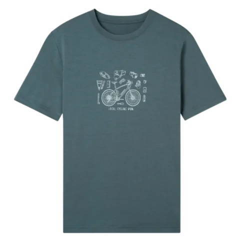 Термофутболка Thermowave Merino Cycling Bum Mns balsam green