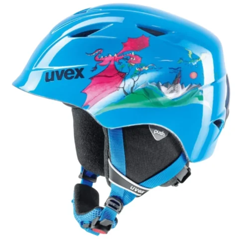 Горнолыжный шлем Uvex Airwing 2 blue dragon