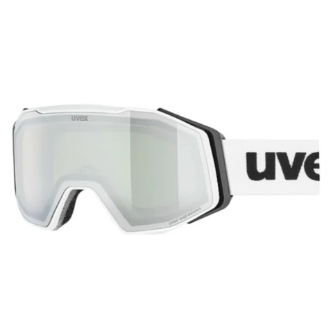Горнолыжная маска Uvex Gravity FM white m. dl/silver-green