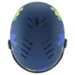 Горнолыжный шлем Uvex Rocket JR Visor blue puzzle matt