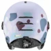 Горнолыжный шлем Uvex Rocket JR Visor lavender abst matt