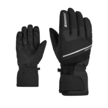 Перчатки Ziener Gezim черные для активного отдыха, походов и путешествий в интернет-магазине спортивной одежды и обуви