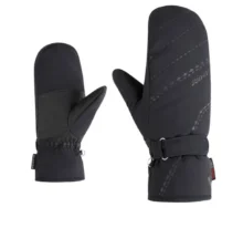 Теплые варежки Ziener Kevi черные для активного отдыха, походов и путешествий, спортивная одежда и обувь для активной жизни