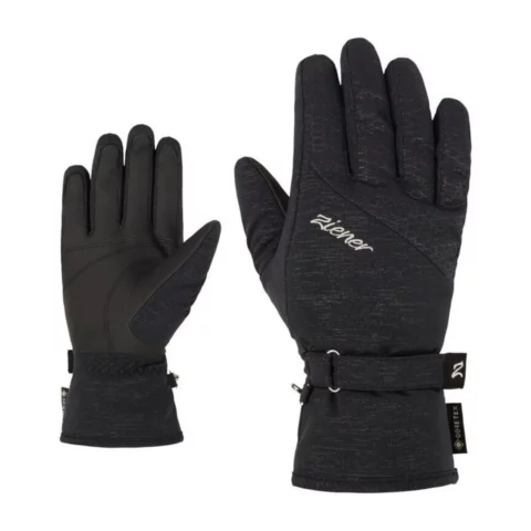 Mănuși schi Ziener Klaire GTX + Gore Plus Warm black ink spark