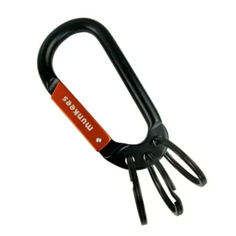 Карабин Munkees Carabiner with 3 keyrings